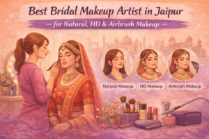 Best Bridal Makeup Artist in Jaipur for Natural, HD & Airbrush Makeup look