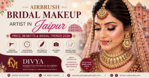 Bridal Makeup Artist in Jaipur offering airbrush bridal makeup for wedding and engagement brides